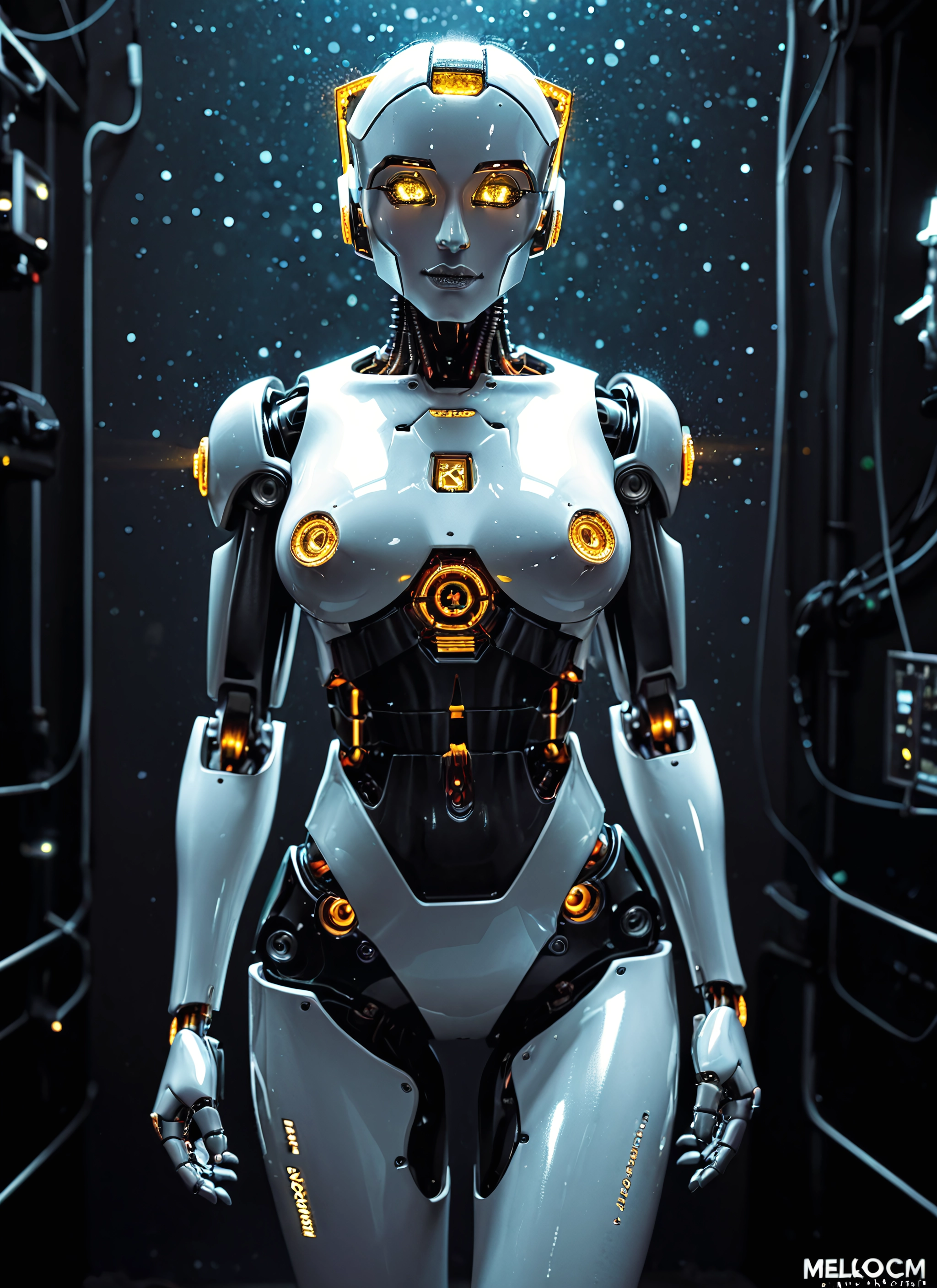 1girl, solo, robot, breasts, humanoid robot, robot joints · Yamete.gg