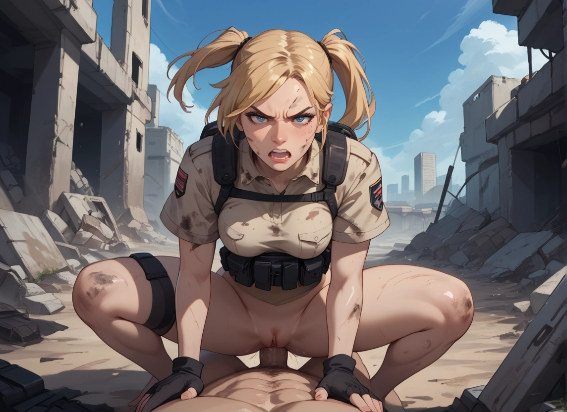 1girl, blue eyes, hetero, 1boy, penis, sex