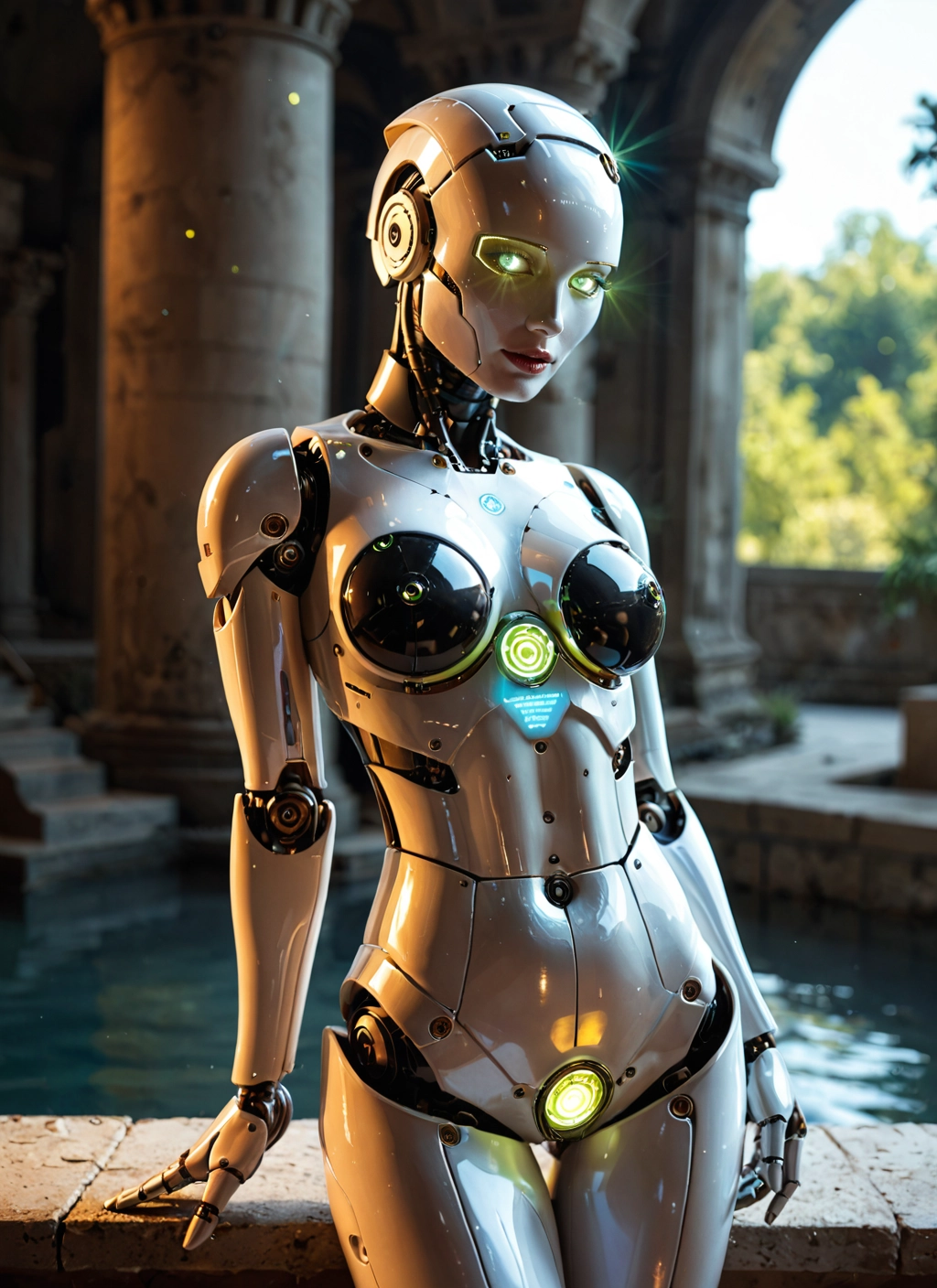 1girl, solo, joints, robot joints, humanoid robot, robot · Yamete.gg