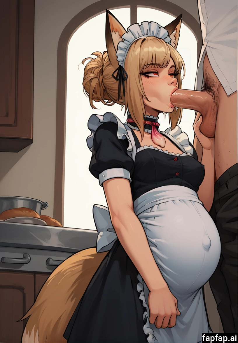 1girl, penis, animal ears, hetero, fox ears, tail · Yamete.gg