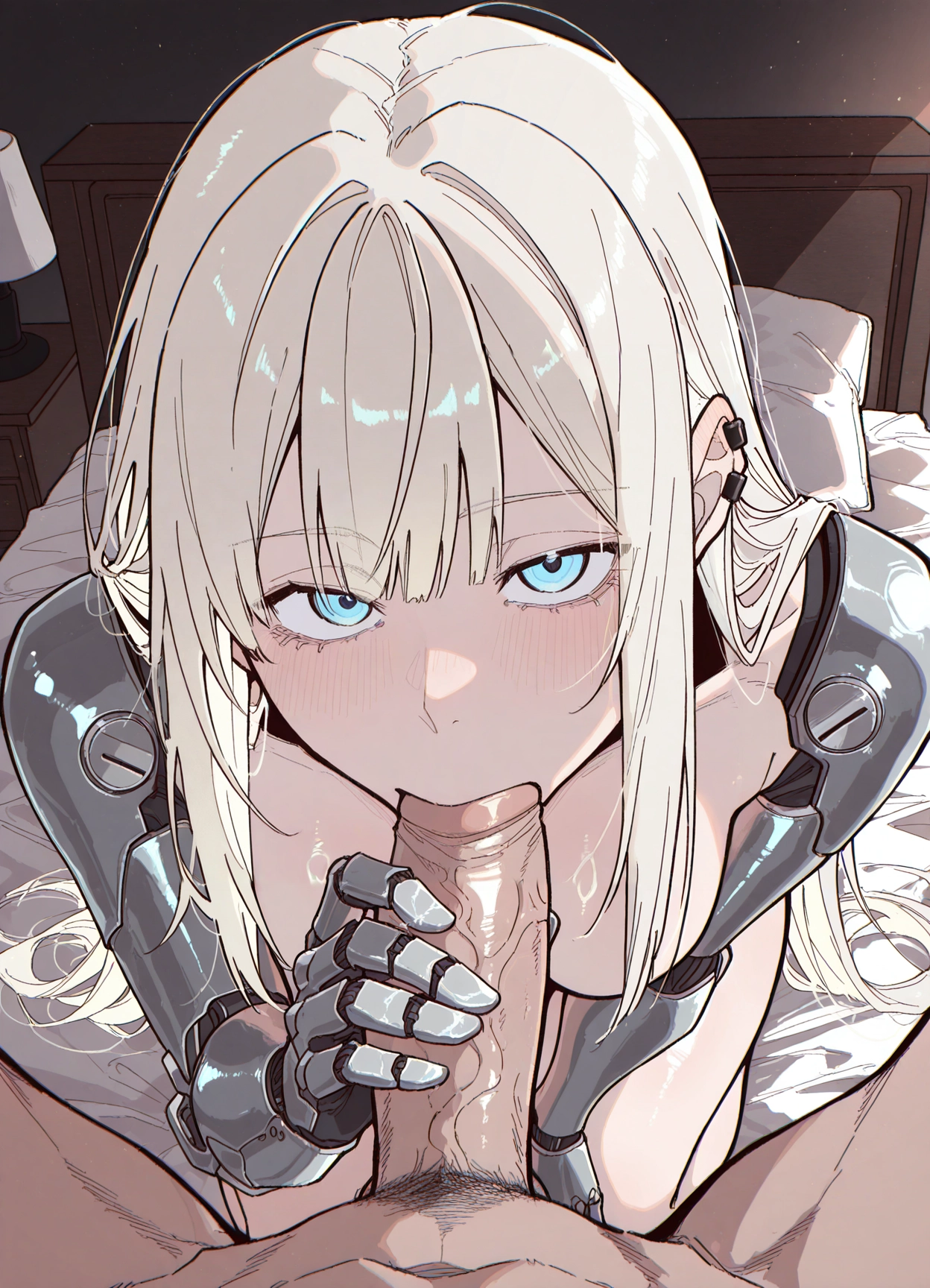 1girl, hetero, penis, 1boy, looking at viewer, blue eyes · Yamete.gg