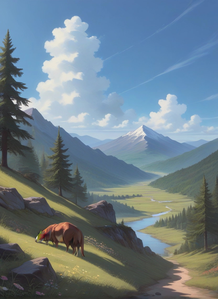 outdoors, no humans, tree, cloud, scenery, sky · Yamete.gg