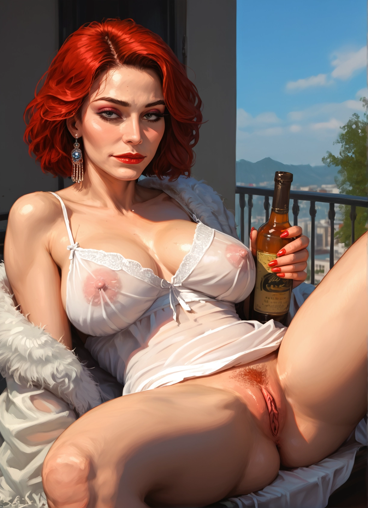 1girl, solo, pussy, breasts, pubic hair, jewelry · Yamete.gg