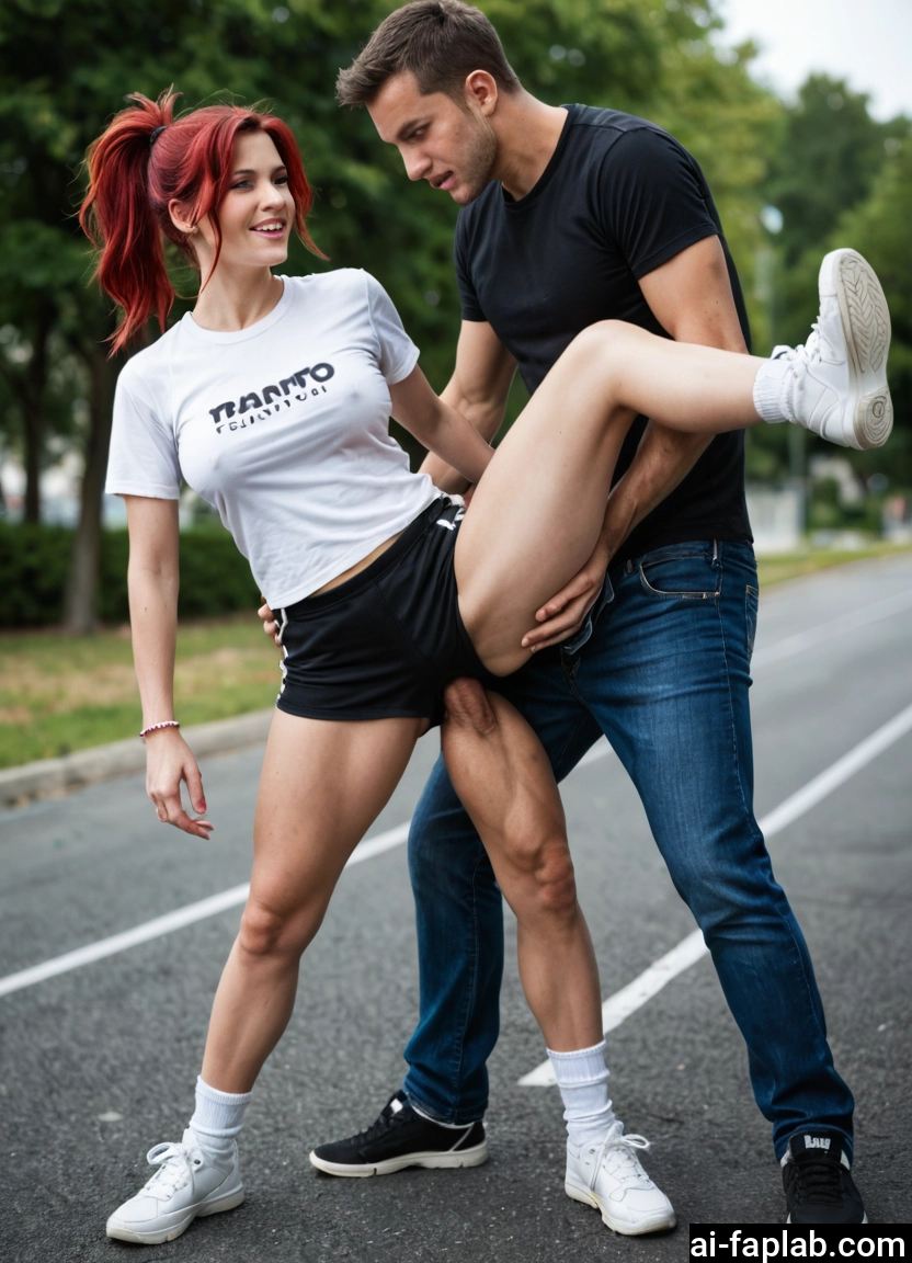 1girl, 1boy, shorts, hetero, shirt, jeans · Yamete.gg