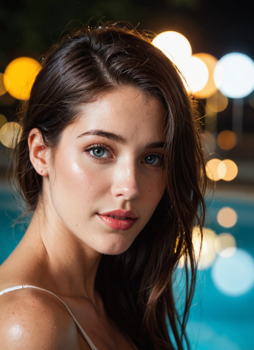 1girl, solo, looking at viewer, long hair, realistic, lips · Yamete.gg