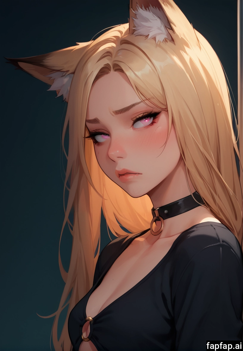 1girl, solo, animal ears, breasts, blonde hair, long hair · Yamete.gg