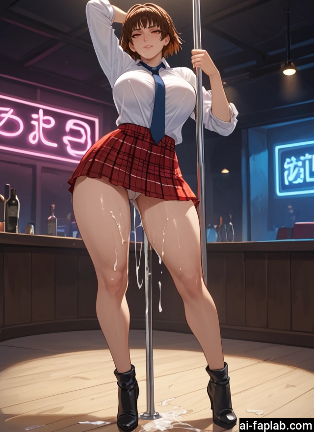 1girl, breasts, skirt, underwear, panties, necktie · Yamete.gg