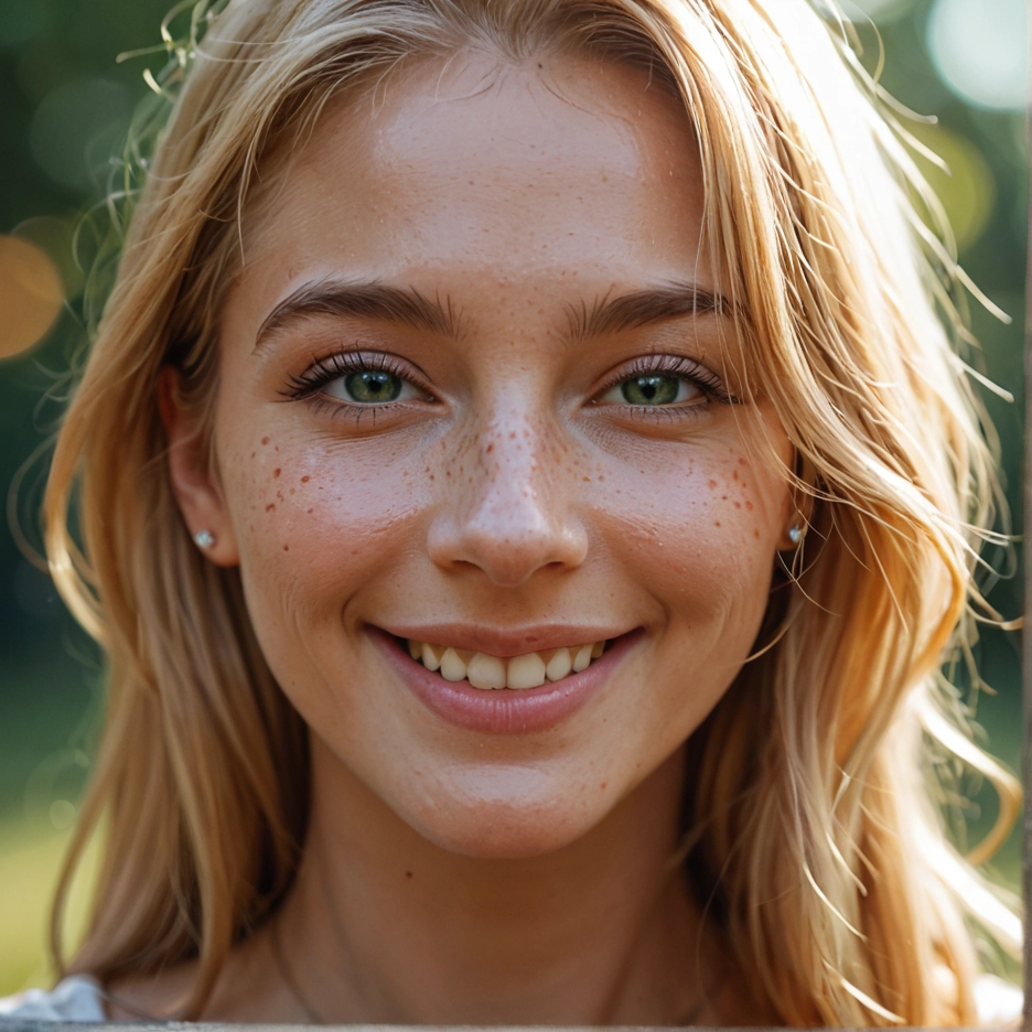 1girl, solo, smile, blonde hair, jewelry, looking at viewer · Yamete.gg