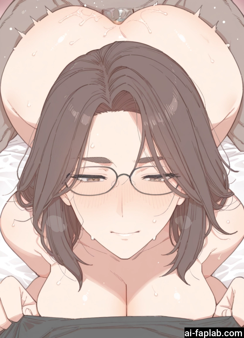 1girl, breasts, hetero, 1boy, sex, glasses