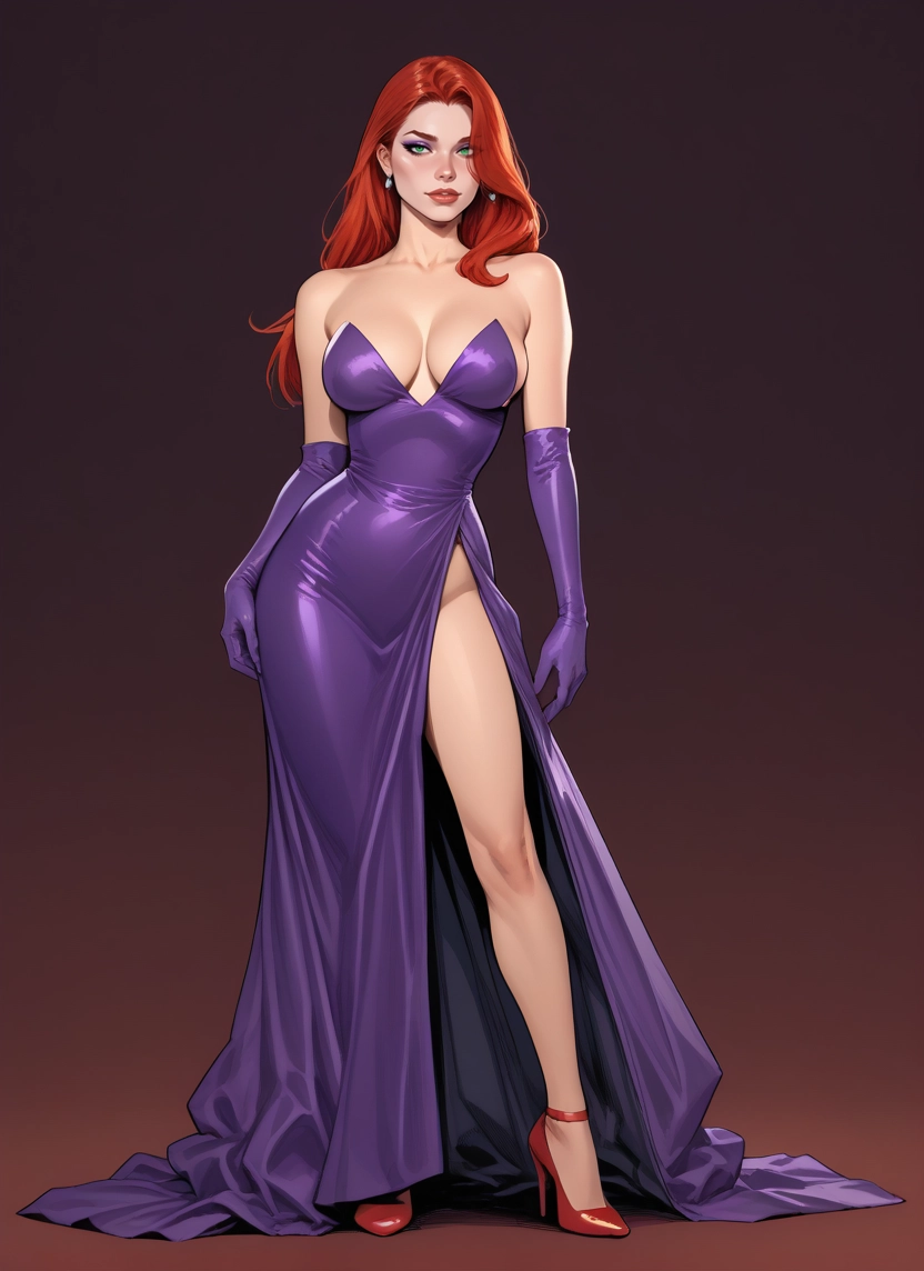 1girl, breasts, gloves, dress, solo, jewelry · Yamete.gg
