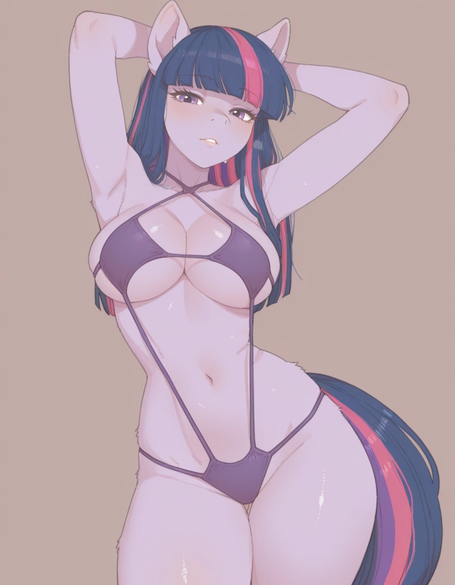 furry, 1girl, breasts, swimsuit, solo, furry female · Yamete.gg