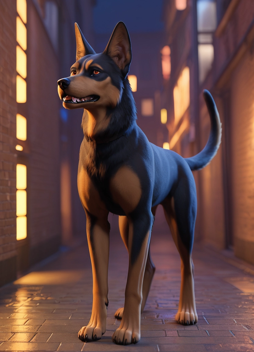 no humans, dog, teeth, realistic, outdoors, solo