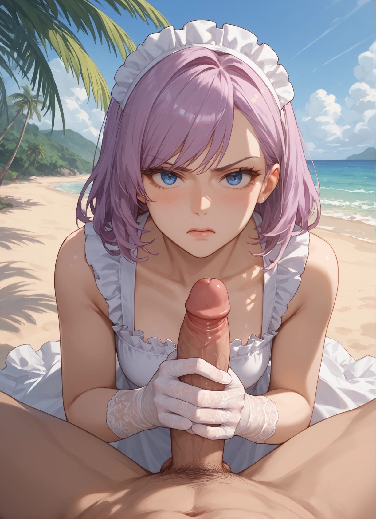 1girl, hetero, 1boy, penis, blue eyes, uncensored · Yamete.gg