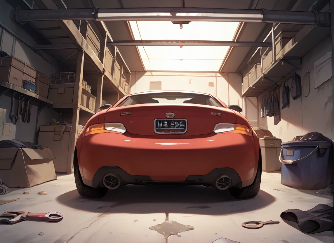 motor vehicle, ground vehicle, car, no humans, box, cardboard box · Yamete.gg