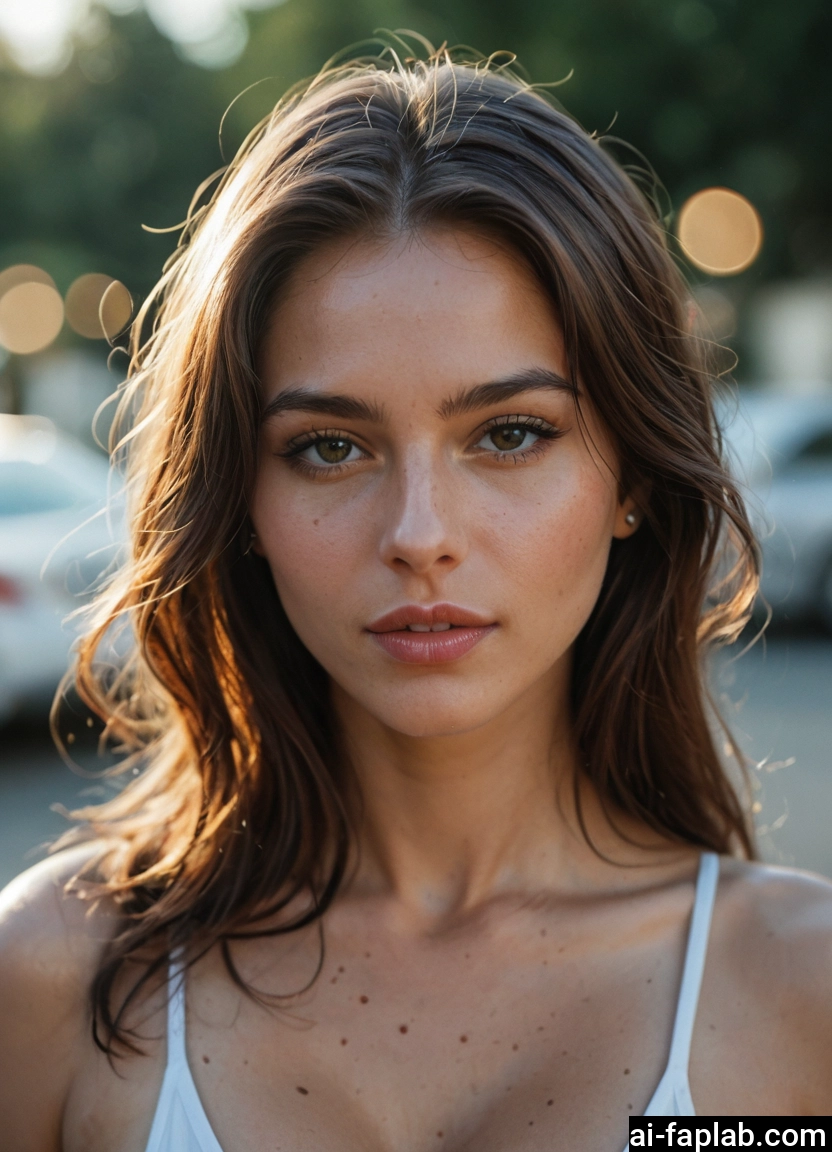 1girl, solo, looking at viewer, brown eyes, jewelry, brown hair