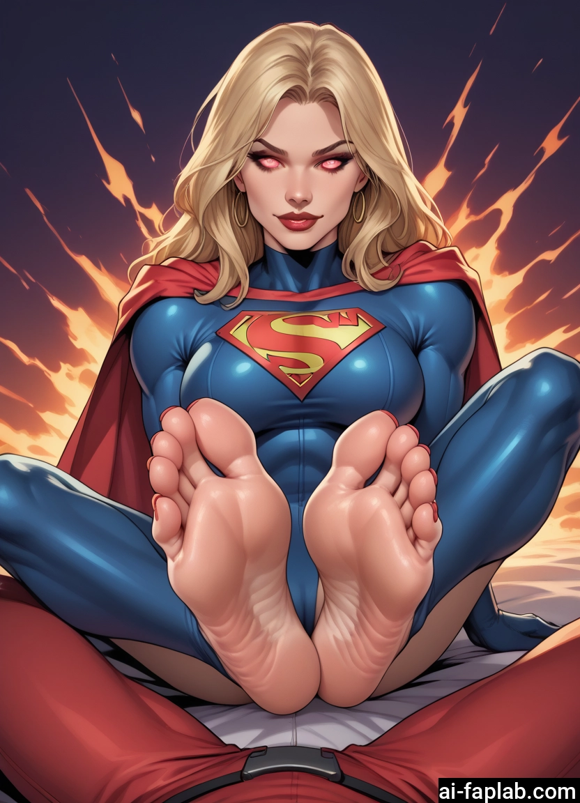 1girl, feet, blonde hair, jewelry, barefoot, earrings · Yamete.gg