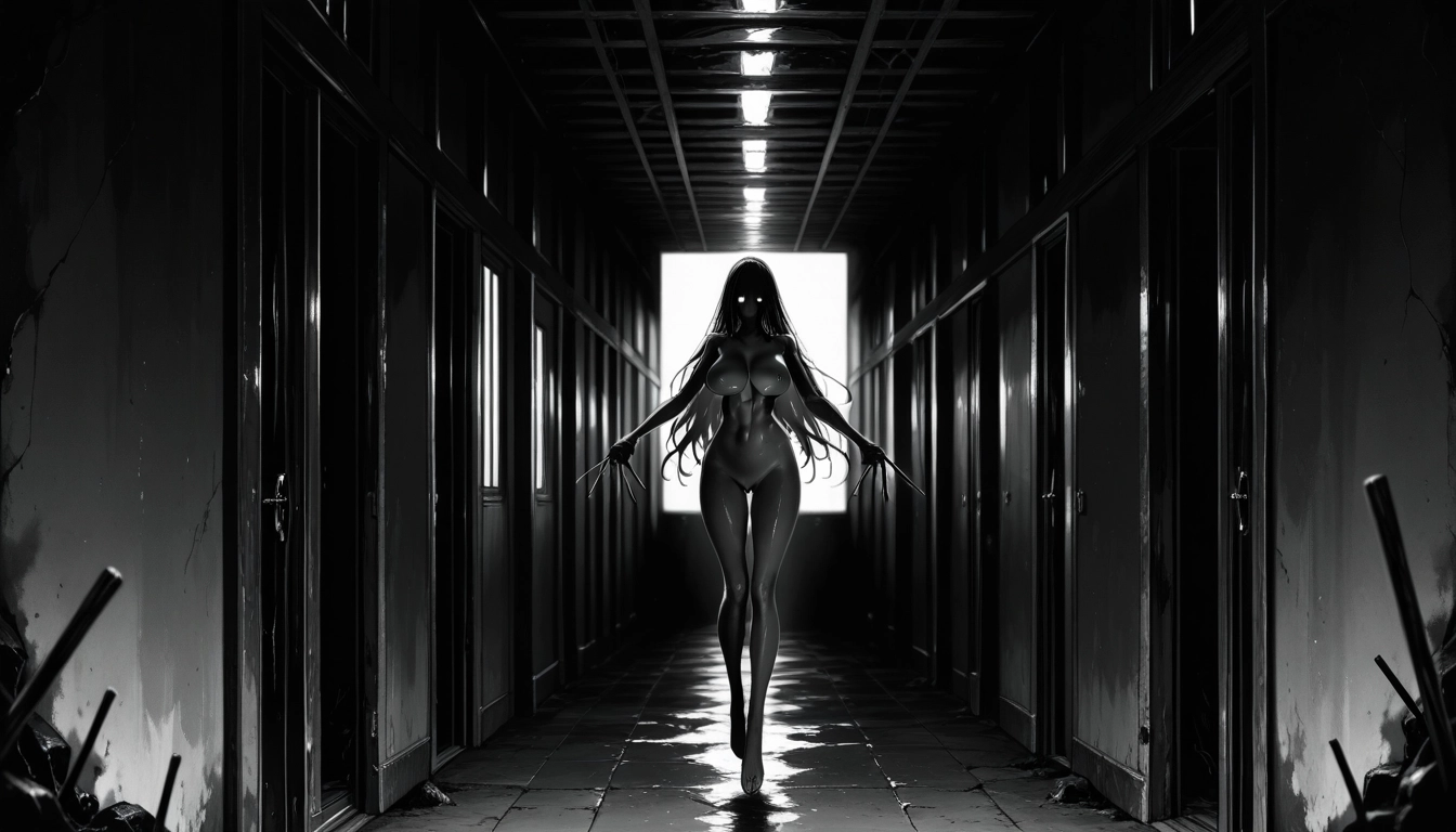 1girl, solo, long hair, breasts, looking at viewer, indoors · Yamete.gg