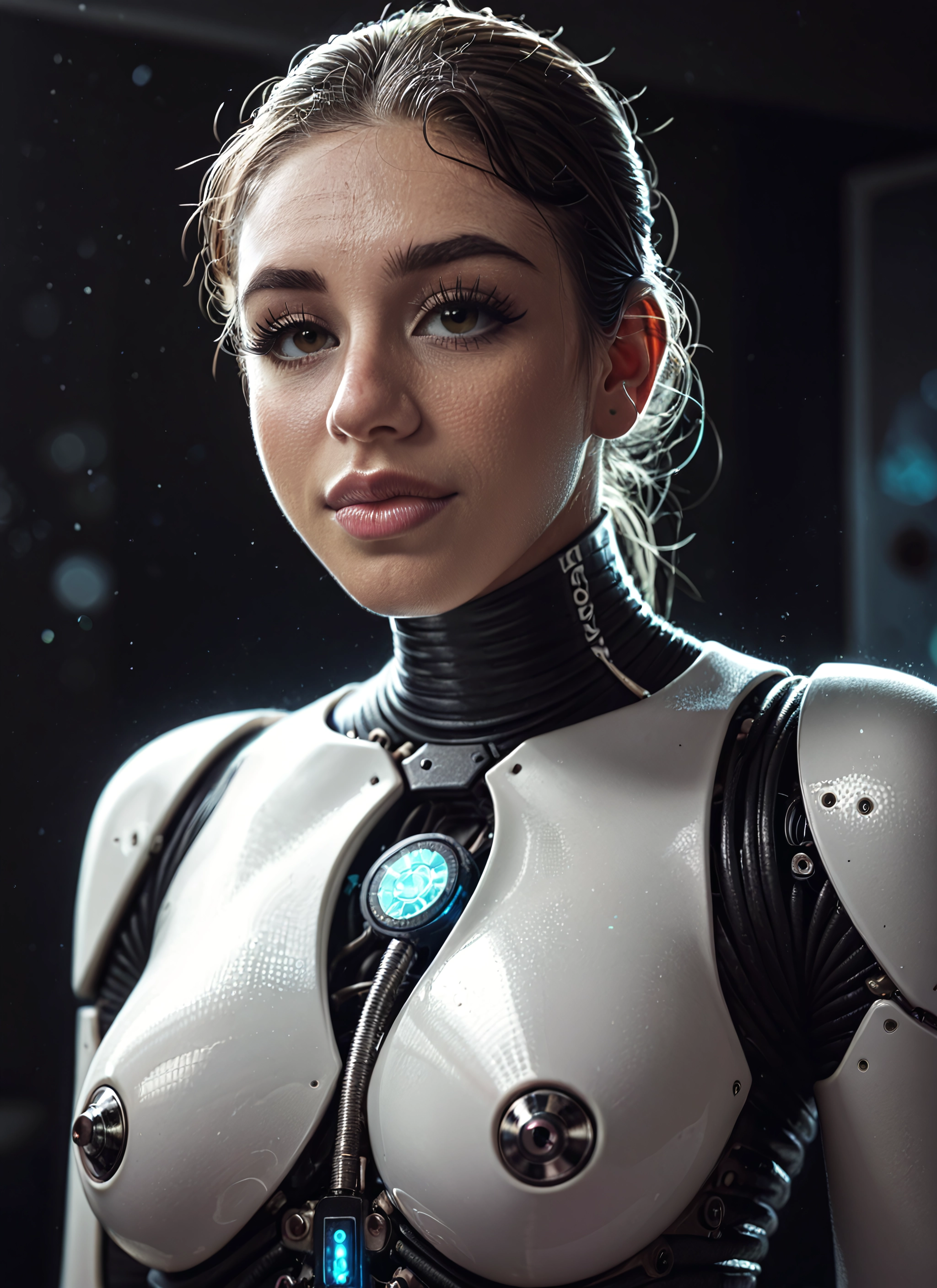 1girl, solo, looking at viewer, brown eyes, upper body, breasts · Yamete.gg