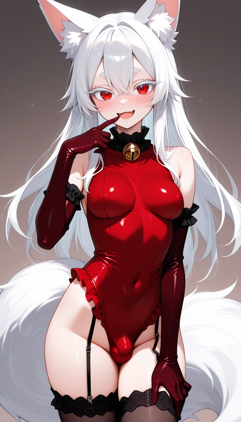 gloves, solo, 1girl, leotard, thighhighs, animal ears · Yamete.gg