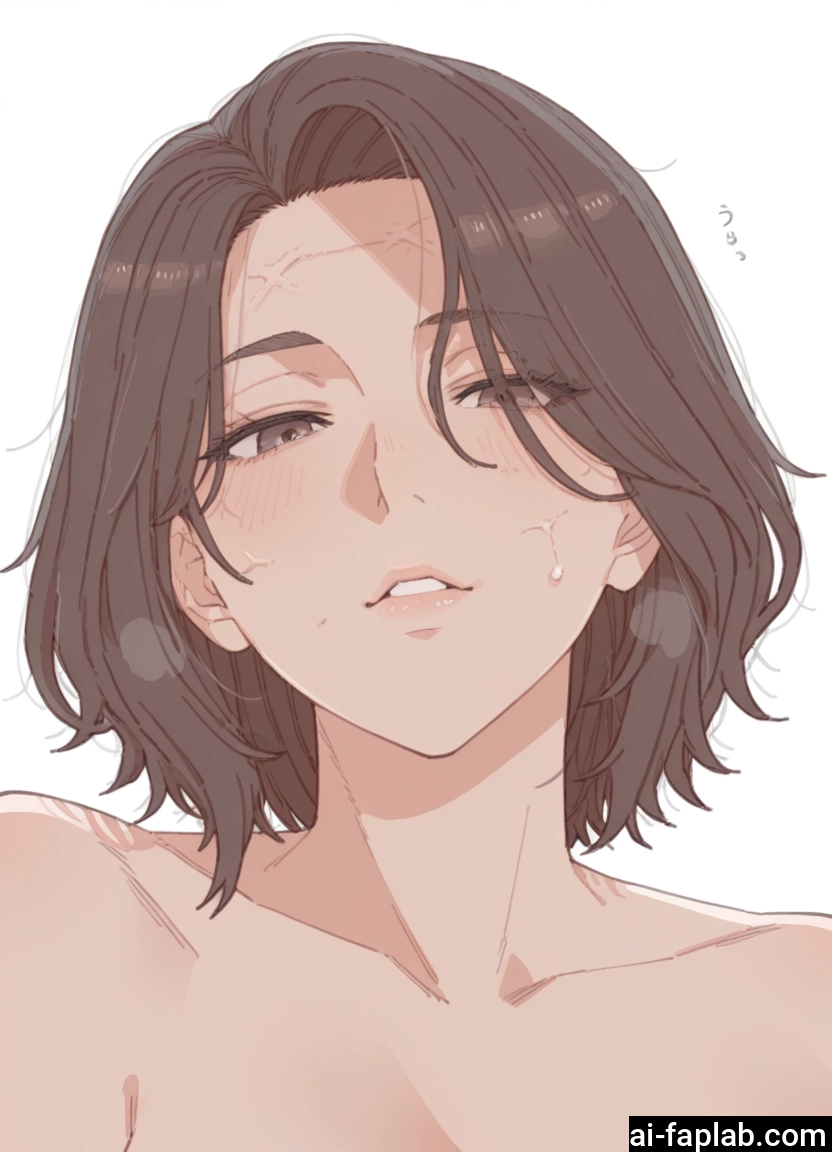 1girl, solo, scar, white background, short hair, looking at viewer · Yamete.gg