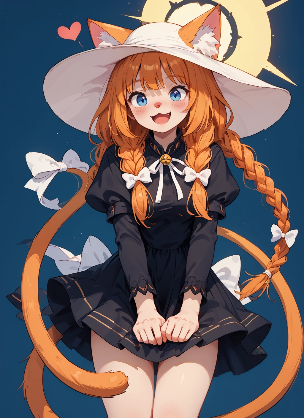 furry, 1girl, animal ears, tail, braid, solo · Yamete.gg