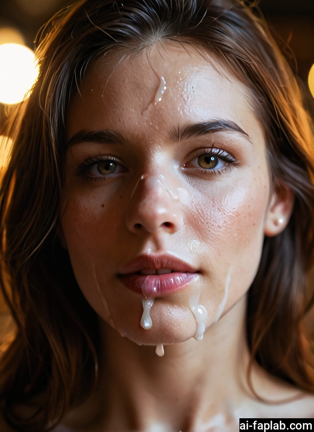 1girl, solo, cum, facial, looking at viewer, cum in mouth · Yamete.gg