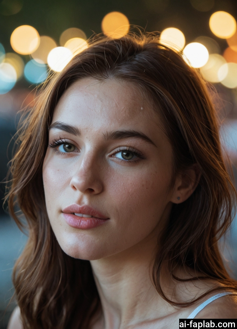 1girl, solo, looking at viewer, brown hair, long hair, portrait