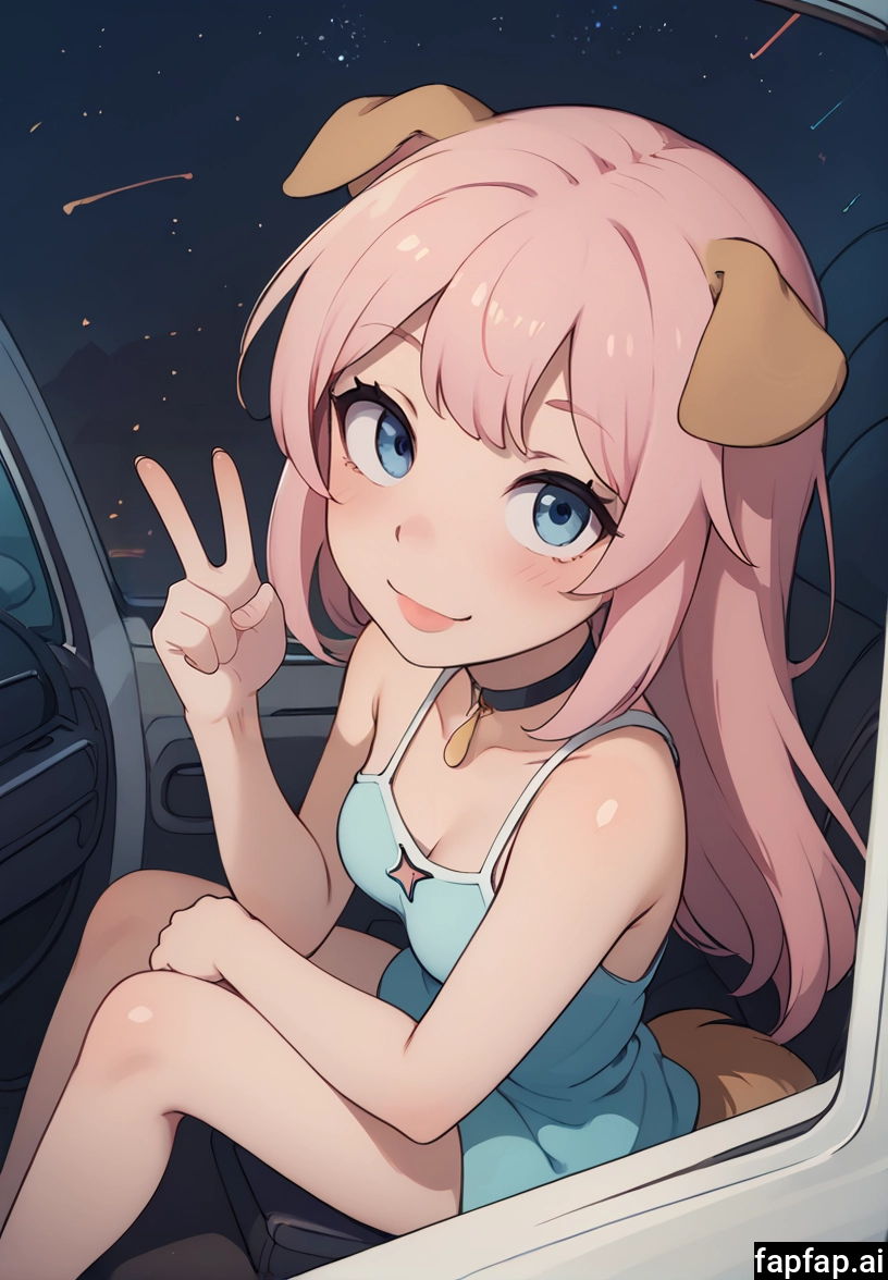 1girl, solo, animal ears, breasts, long hair, dog ears · Yamete.gg