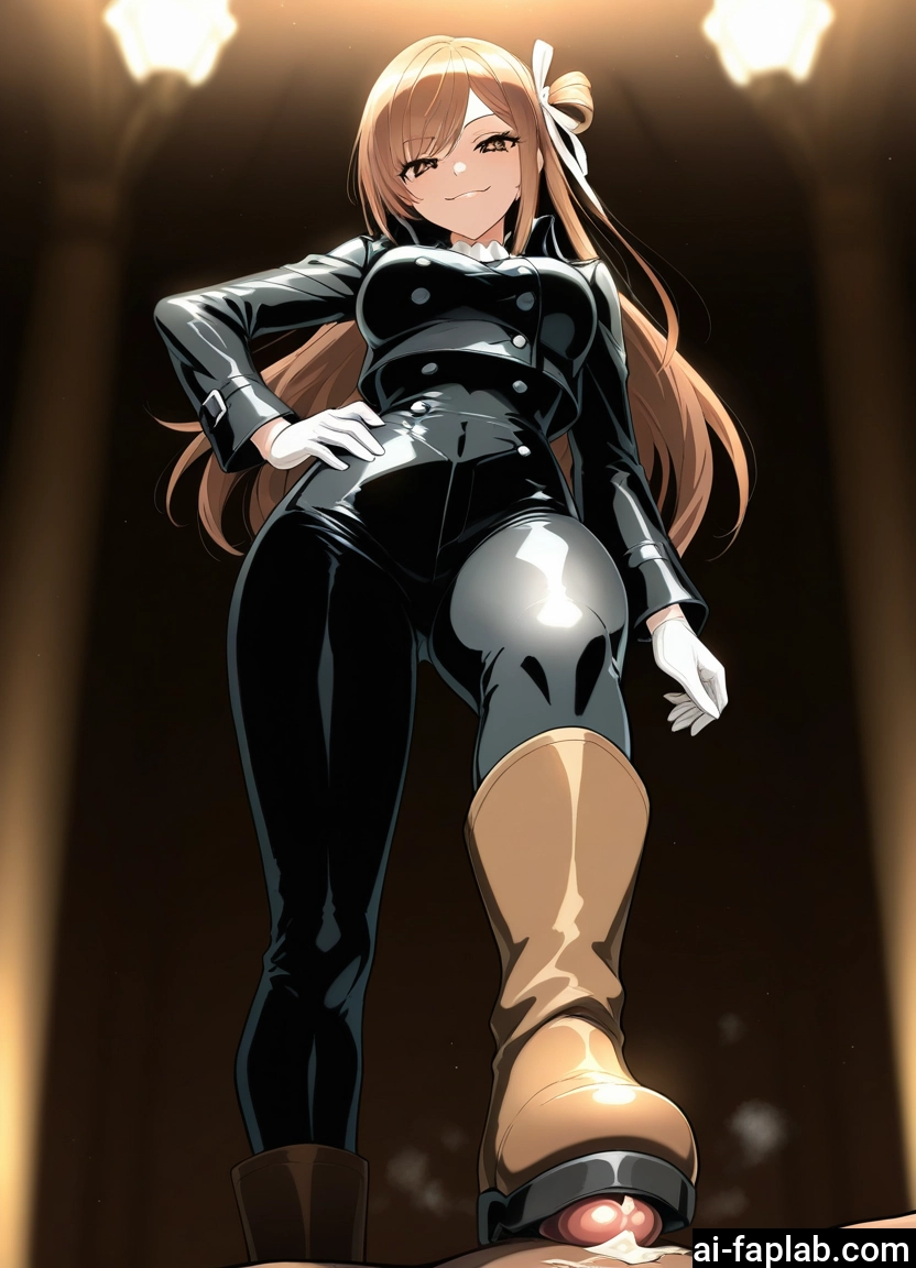 1girl, penis, 1boy, gloves, hetero, boots