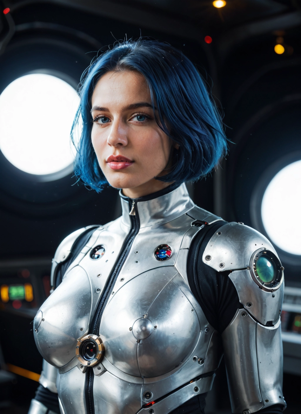 1girl, solo, blue eyes, short hair, upper body, looking at viewer · Yamete.gg
