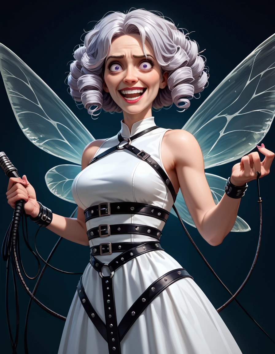 1girl, solo, dress, wings, white dress, fairy wings · Yamete.gg