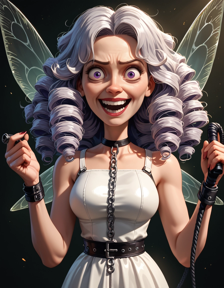 1girl, solo, dress, wings, purple eyes, fairy wings · Yamete.gg