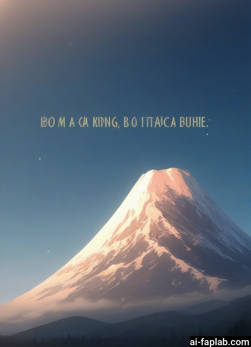 no humans, mountain, scenery, sky, english text, outdoors