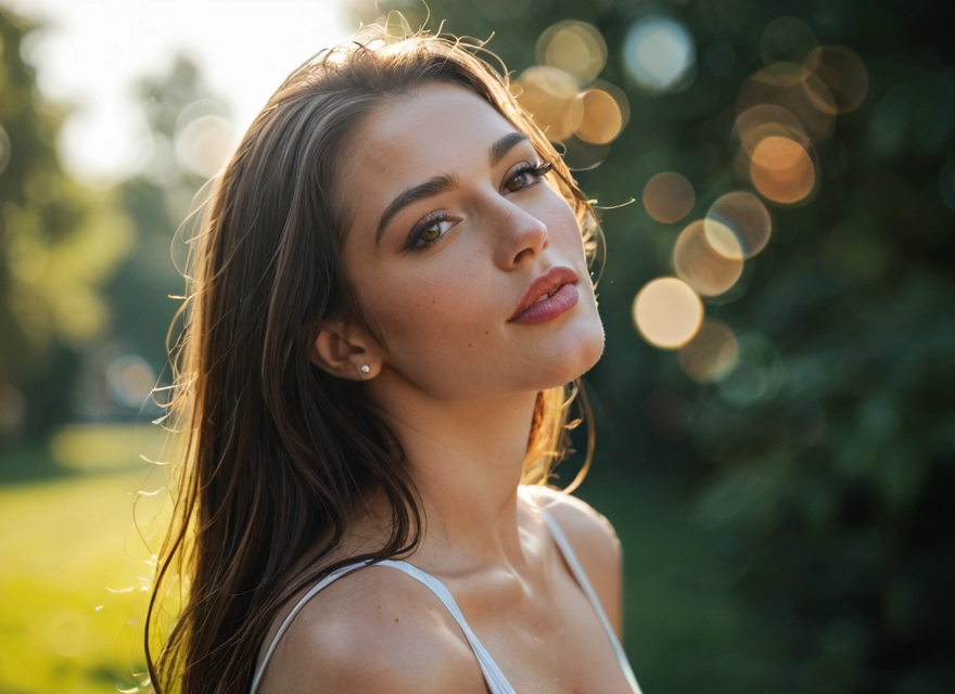 1girl, solo, jewelry, earrings, looking at viewer, long hair