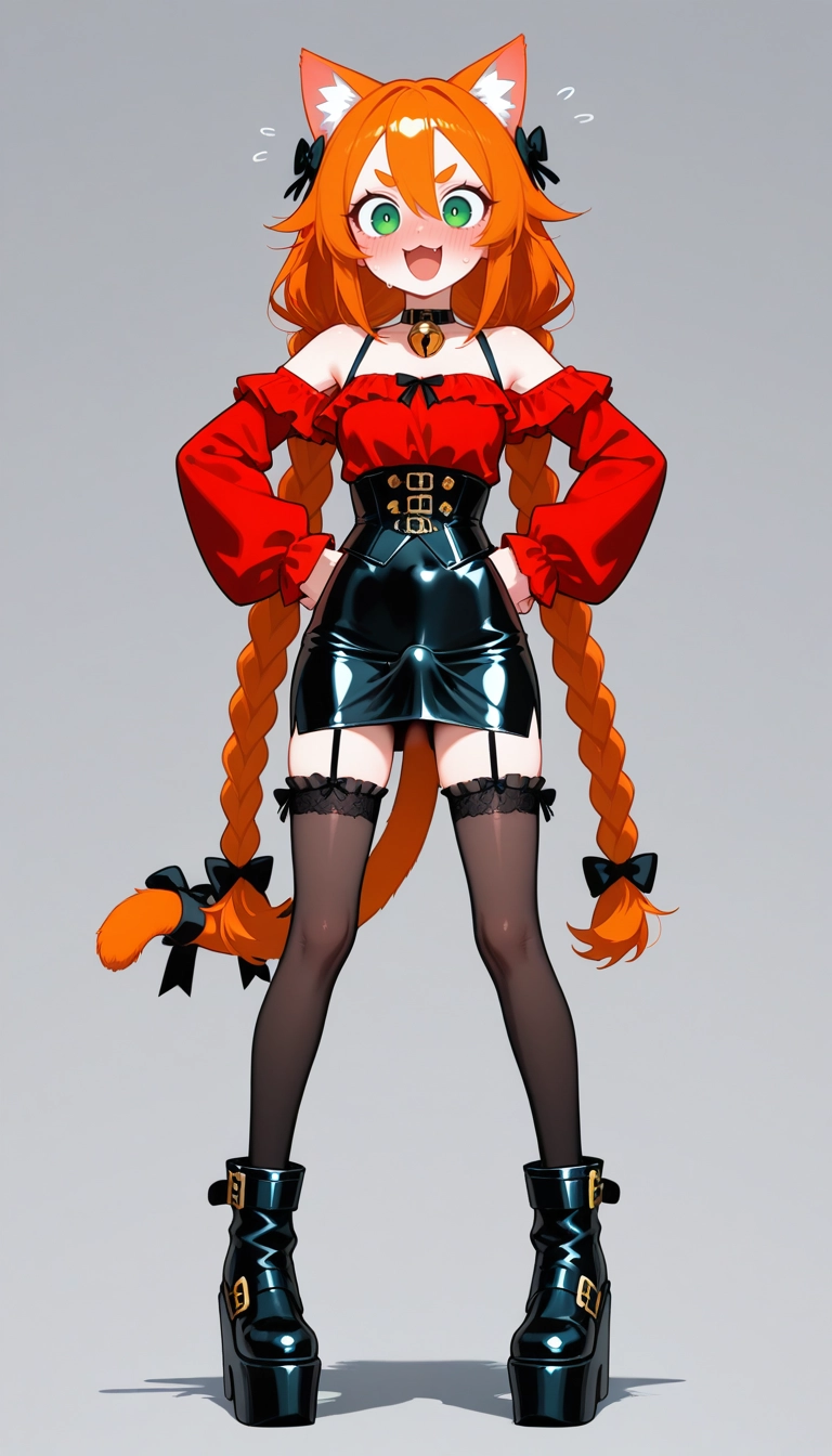 1girl, solo, very long hair, skirt, animal ears, long hair