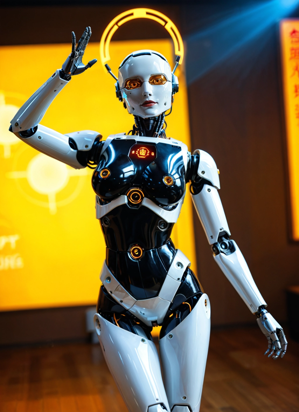 1girl, solo, robot joints, joints, breasts, robot · Yamete.gg