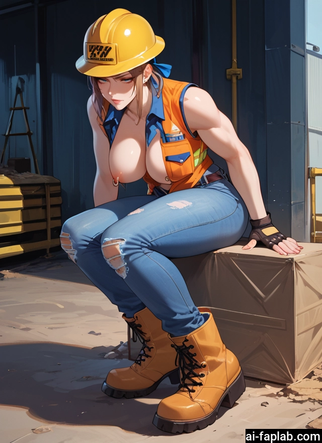 1girl, breasts, nipple piercing, gloves, piercing, torn clothes · Yamete.gg