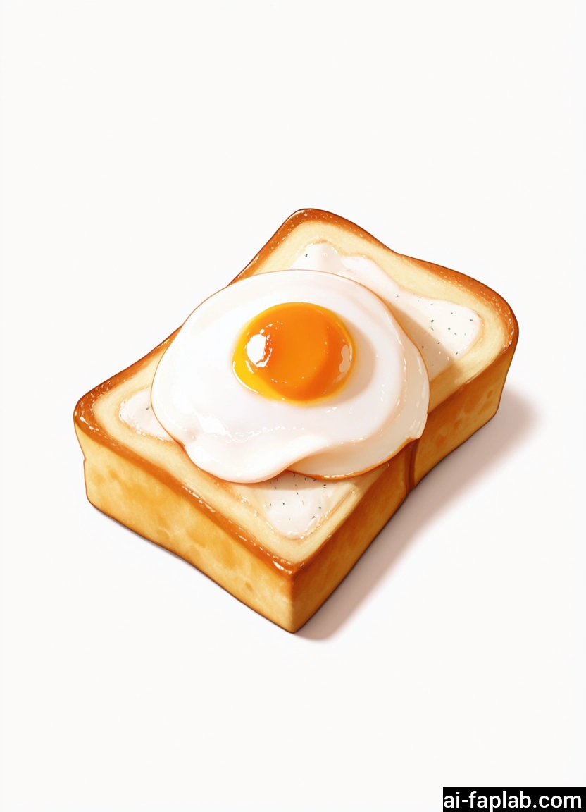no humans, food, food focus, white background, simple background, fried egg · Yamete.gg