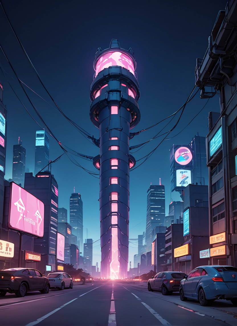 ground vehicle, motor vehicle, car, no humans, scenery, night · Yamete.gg