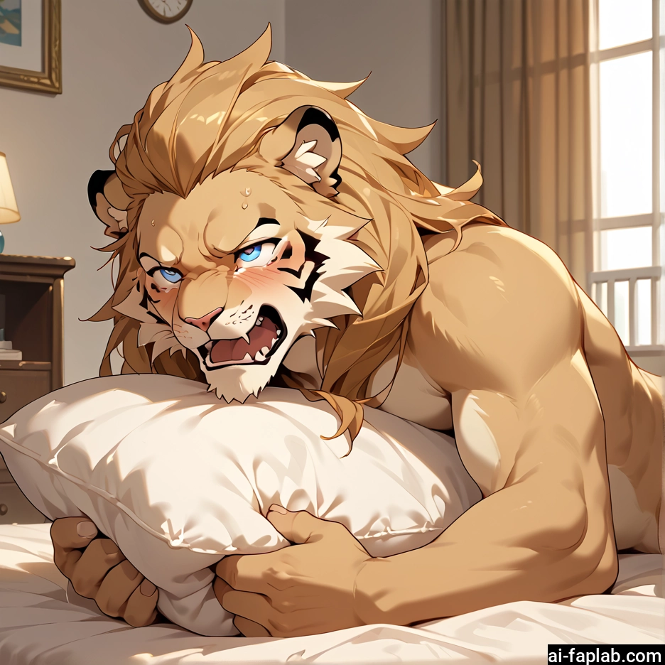 yaoi, bara, furry, male focus, 1boy, animal ears · Yamete.gg