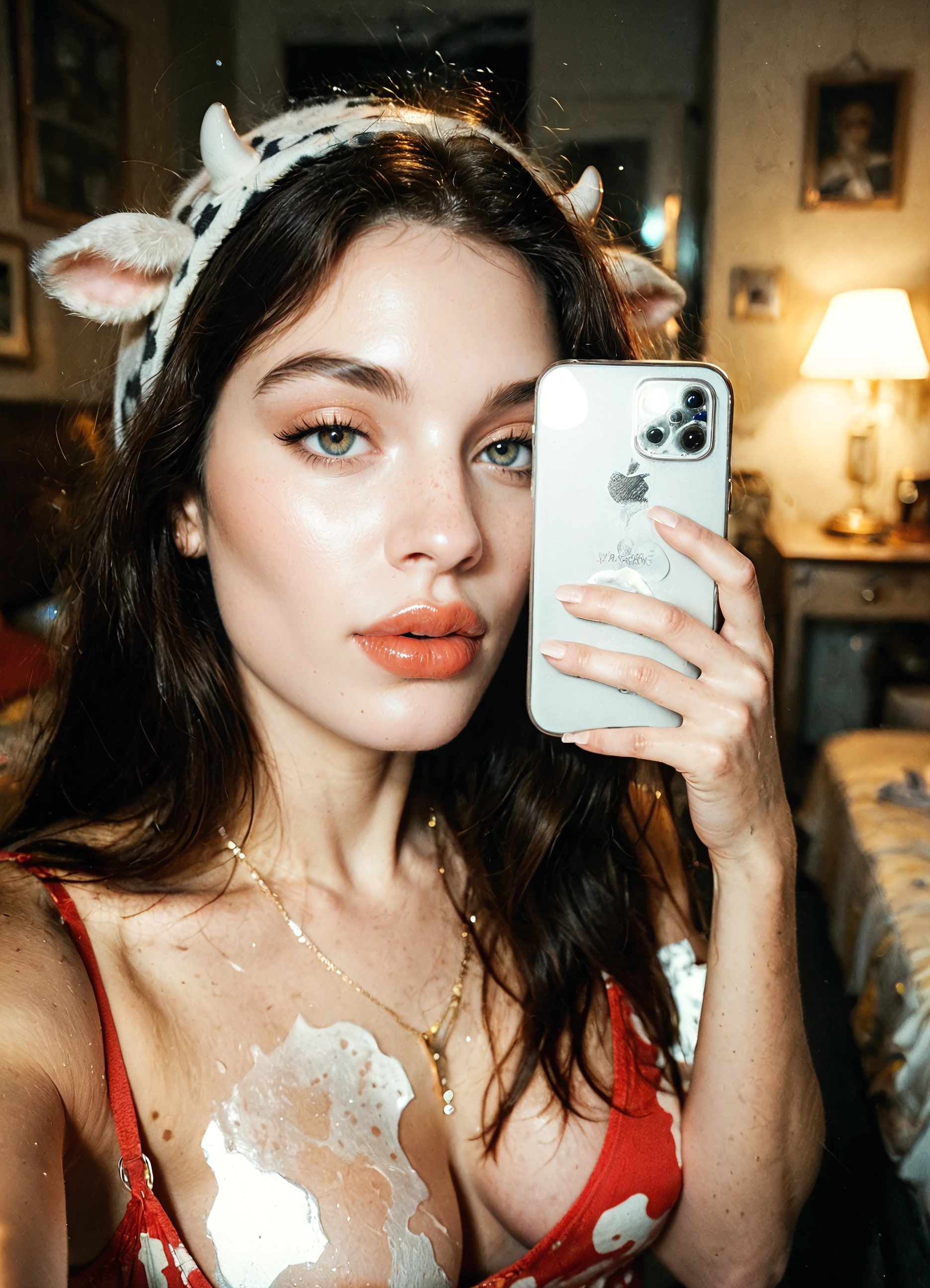 1girl, solo, phone, cellphone, photo (medium), jewelry · Yamete.gg