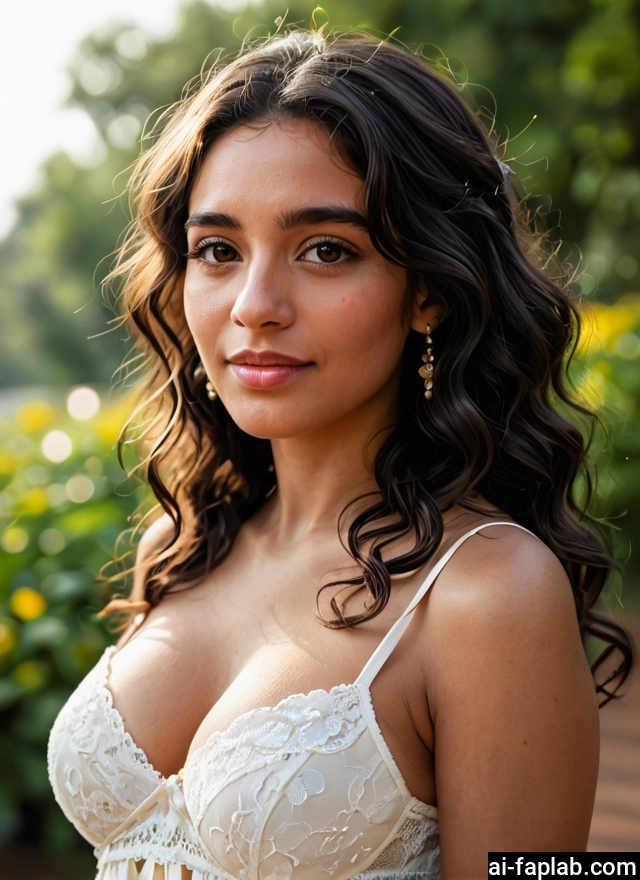 1girl, solo, breasts, jewelry, earrings, brown eyes · Yamete.gg