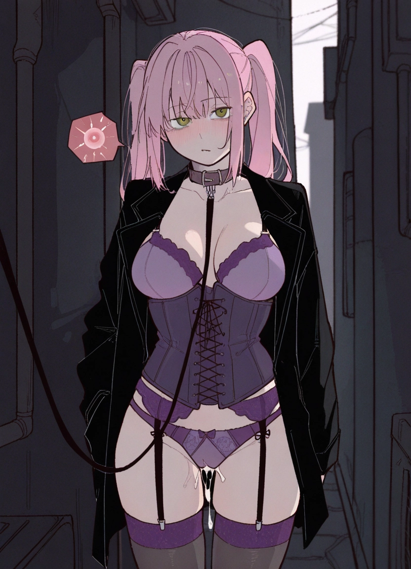 1girl, breasts, underwear, panties, impregnation, ovum