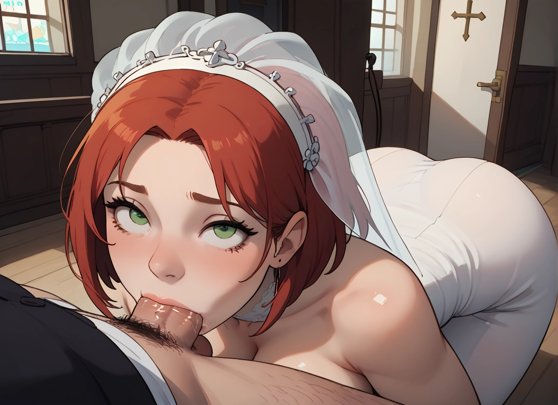 1girl, penis, oral, hetero, fellatio, 1boy · Yamete.gg