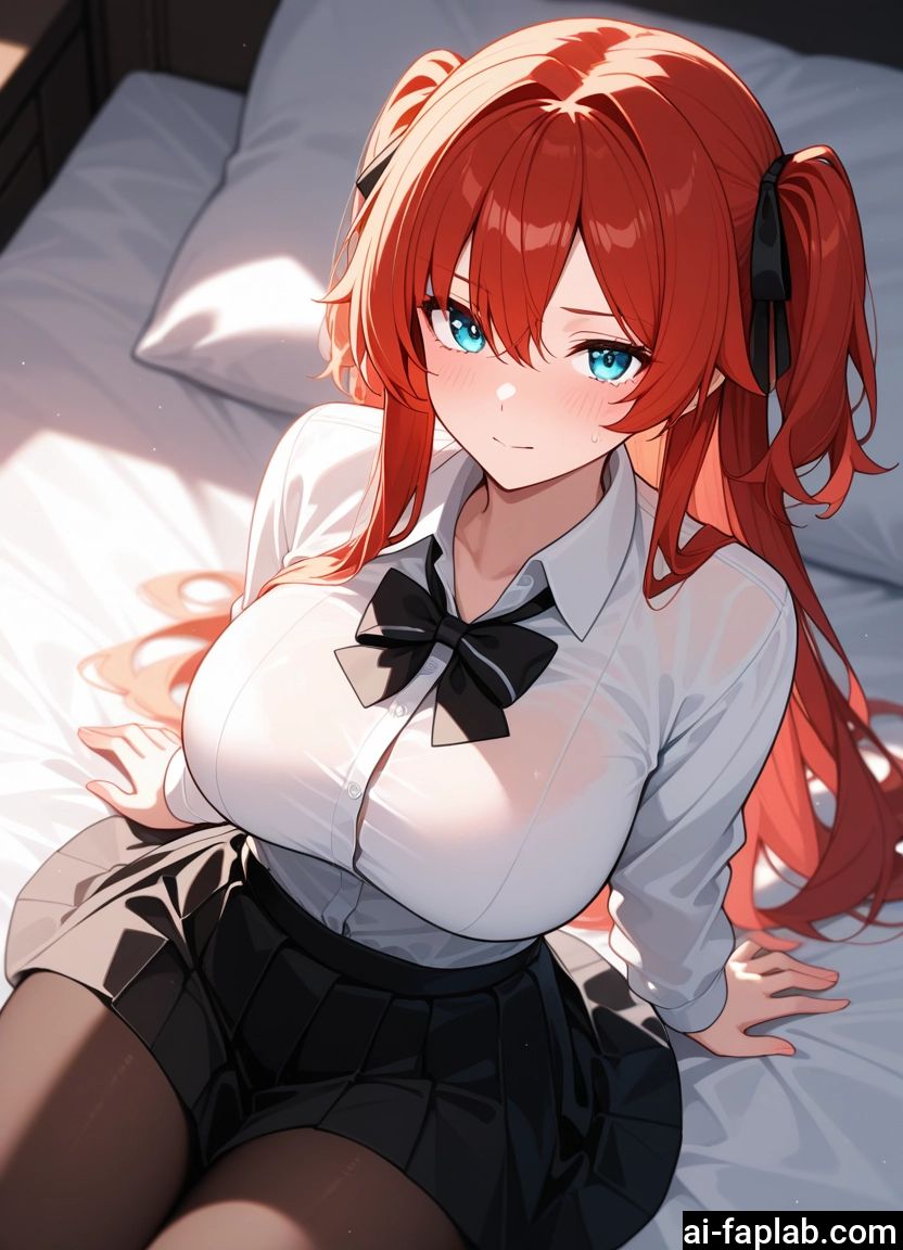 1girl, breasts, skirt, solo, large breasts, long hair · Yamete.gg