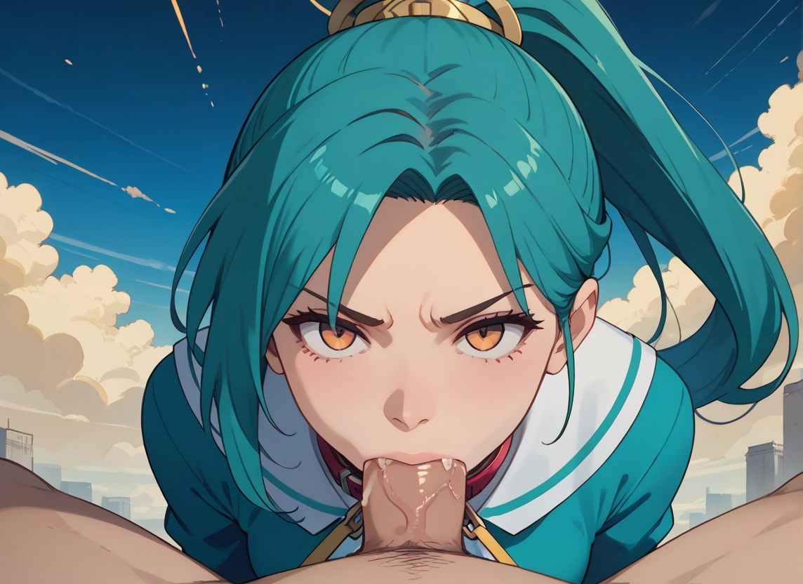1girl, penis, oral, hetero, fellatio, 1boy · Yamete.gg