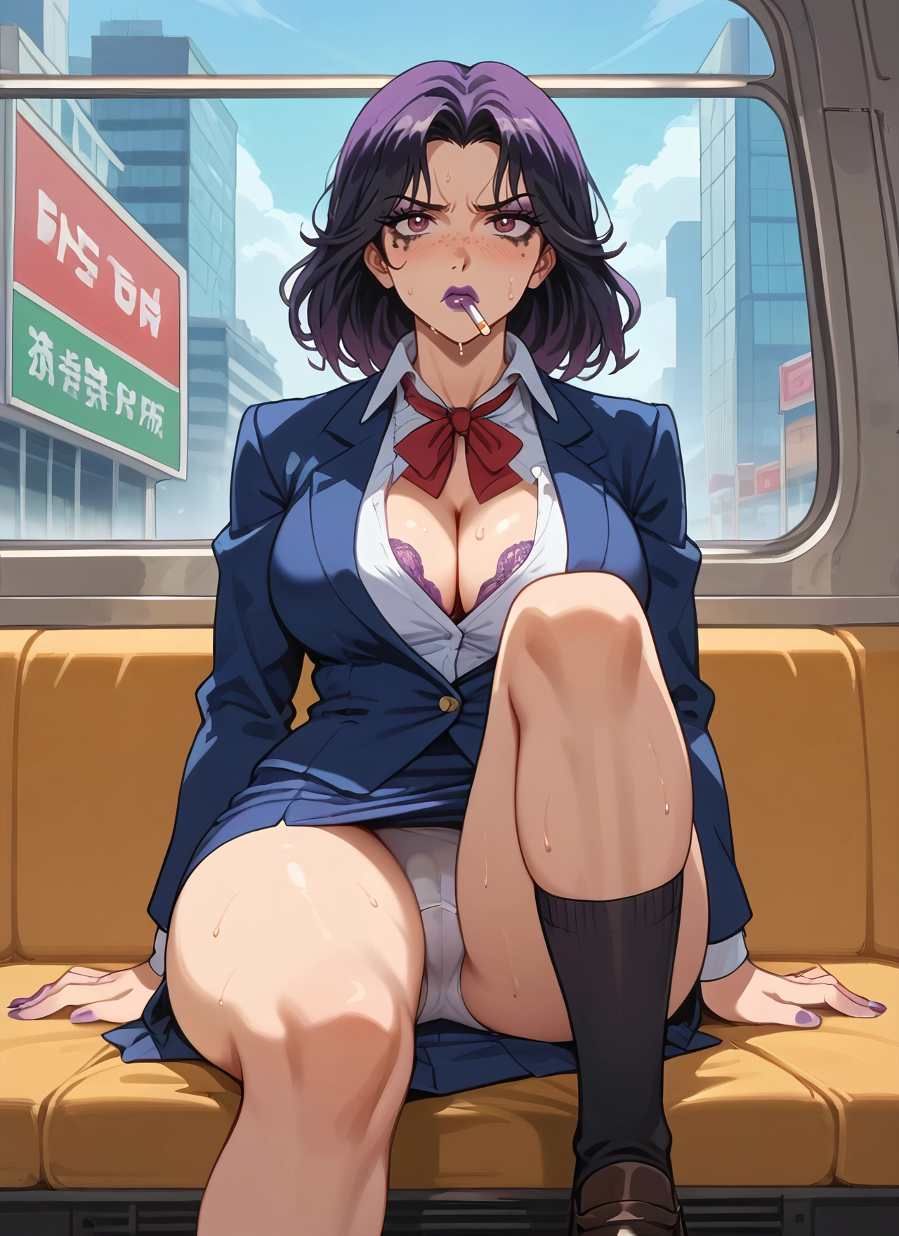 1girl, breasts, underwear, panties, skirt, bra · Yamete.gg