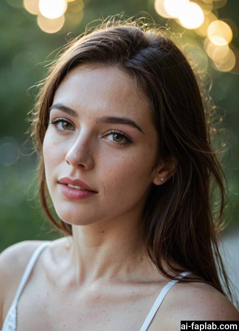 1girl, solo, photo (medium), brown hair, looking at viewer, jewelry · Yamete.gg