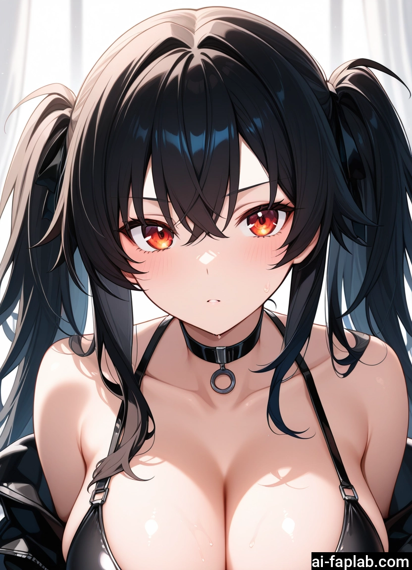 1girl, breasts, solo, large breasts, twintails, looking at viewer