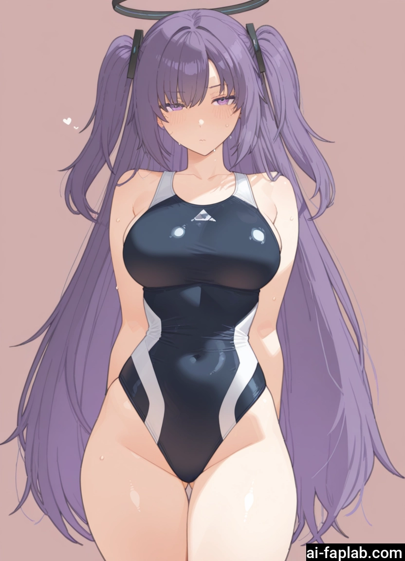 1girl, swimsuit, breasts, one-piece swimsuit, solo, long hair